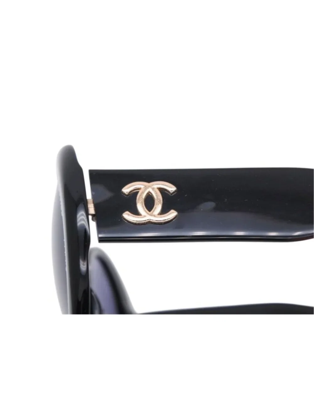 Chanel Paris Sunglasses Eyewear CC Logo Black Vintage
